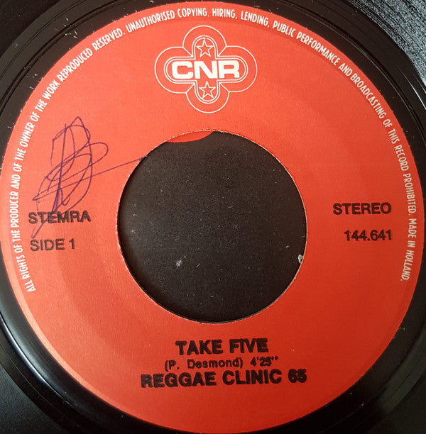 Reggae Clinic 65 : Take FIve (Reggae Disco Version) (7", Single)