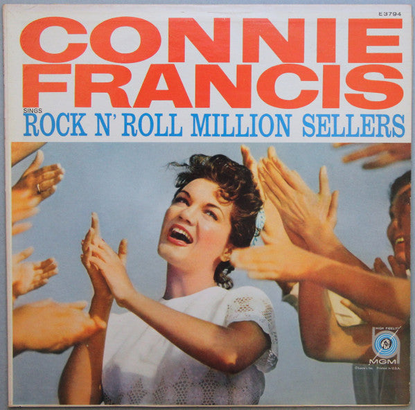 Connie Francis : Connie Francis Sings Rock N' Roll Million Sellers (LP, Mono, RP, MGM)