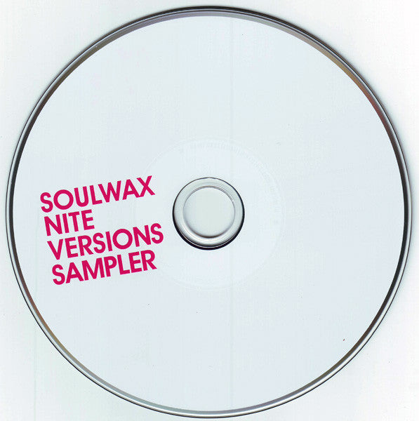 Soulwax : Nite Versions Sampler (CD, Promo, Smplr)