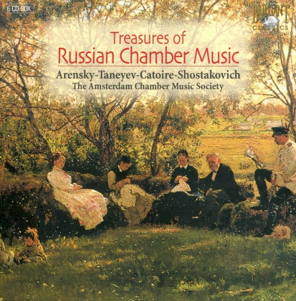 Anton Stepanovich Arensky / Sergey Ivanovich Taneyev / Georgy Catoire / Dmitri Shostakovich - The Amsterdam Chamber Music Society : Treasures Of Russian Chamber Music (6xCD + Box, Comp)