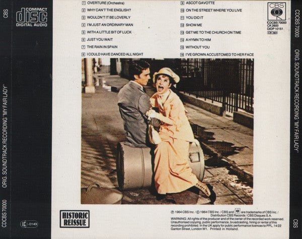 Audrey Hepburn, Rex Harrison : My Fair Lady - Original Soundtrack Recording (CD, Album, RE)