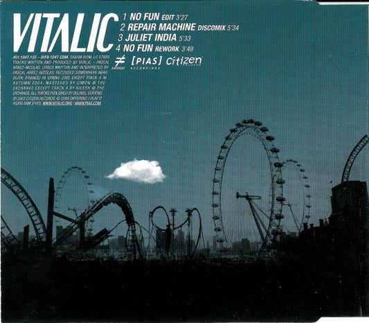 Vitalic : No Fun (CD, Maxi)