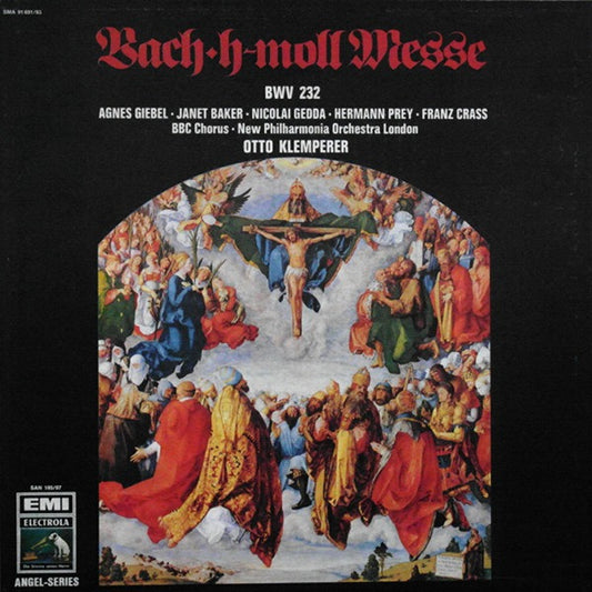 Johann Sebastian Bach, Agnes Giebel, Janet Baker, Nicolai Gedda, Hermann Prey, Franz Crass, BBC Symphony Chorus, New Philharmonia Orchestra, Otto Klemperer : H-Moll Messe BWV 232 (3xLP + Box)
