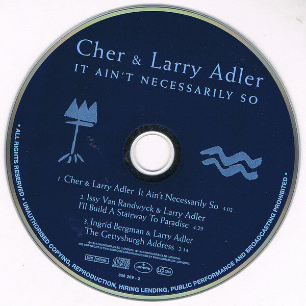 Cher & Larry Adler : It Ain't Necessarily So (CD, Maxi)