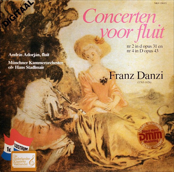 Franz Danzi - András Adorján • Münchener Kammerorchester O.l.v. Hans Stadlmair : Concerten Voor Fluit (Nr. 2 In d Opus 31 En Nr. 4 In D Opus 43) (LP, Album)