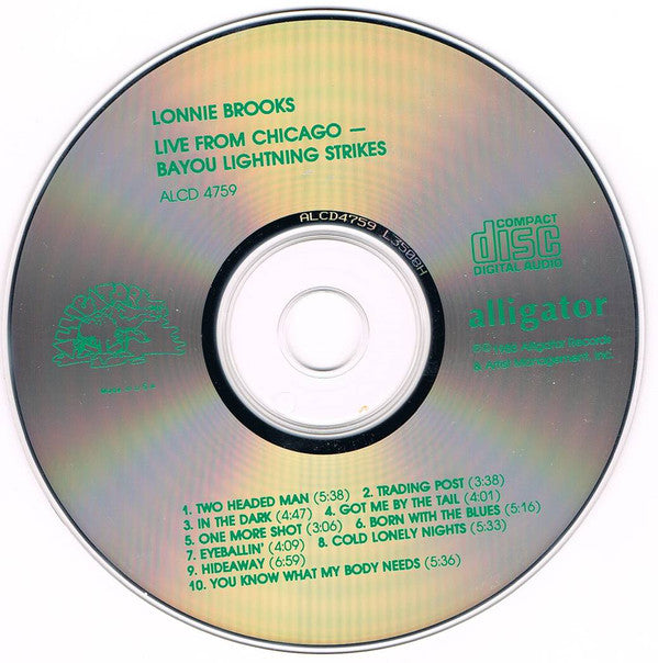 Lonnie Brooks : Live From Chicago - Bayou Lightning Strikes (CD, Album, RE)