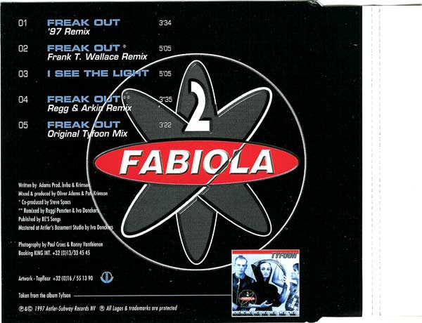 2 Fabiola : Freak Out (CD, Maxi)