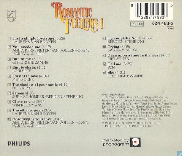 Various : Romantic Feelings 1 (CD, Comp)