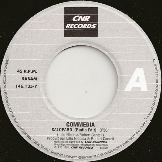 Commedia : Salopard (7", Single)