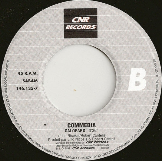 Commedia : Salopard (7", Single)