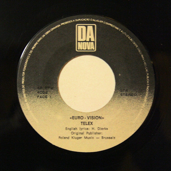 Telex : Euro-Vision (7", Single)
