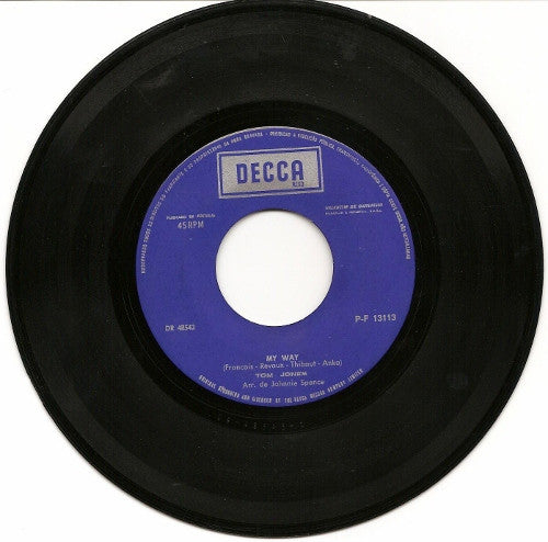 Tom Jones : She's A Lady / My Way (7")