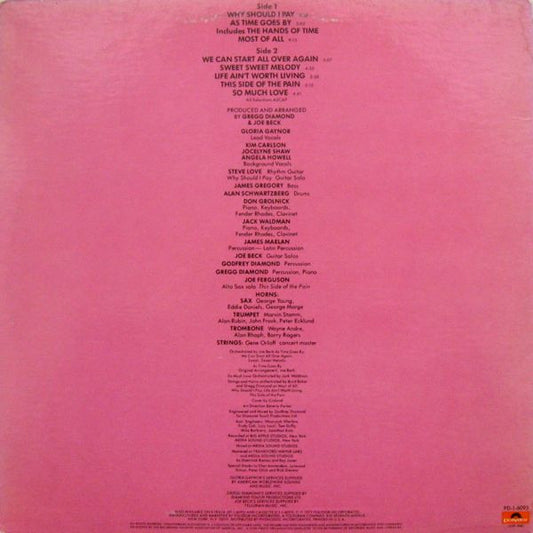 Gloria Gaynor : Glorious (LP, Album)