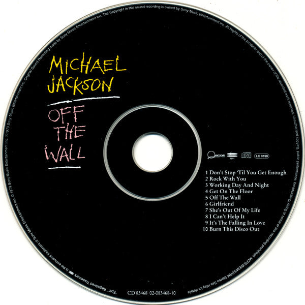 Michael Jackson : Off The Wall (CD, Album, RE)
