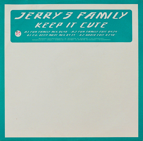 Jerry's Family : Keep It Cute (12")