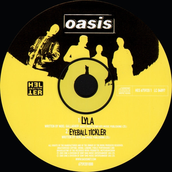Oasis (2) : Lyla (CD, Single)
