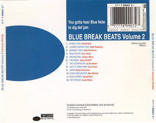 Various : Blue Break Beats Volume Two (CD, Comp, Mono)