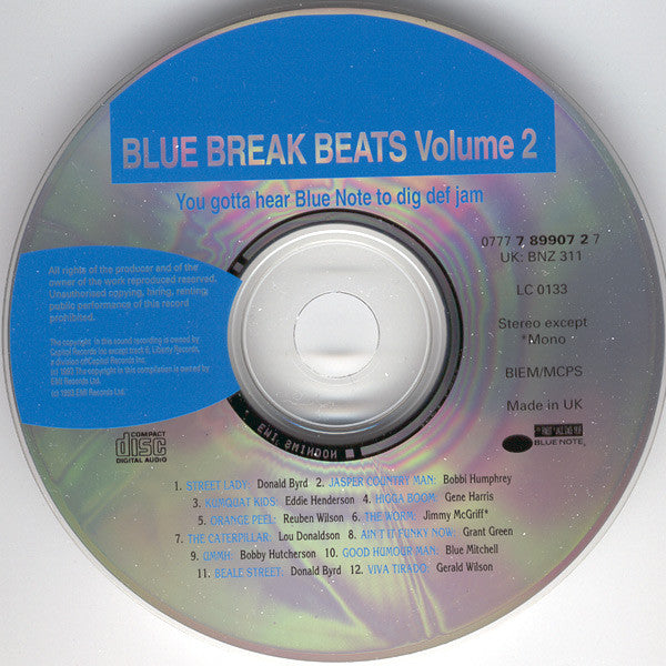 Various : Blue Break Beats Volume Two (CD, Comp, Mono)