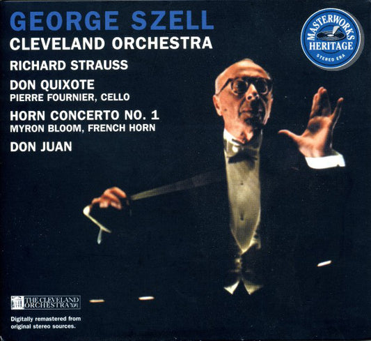 Richard Strauss - The Cleveland Orchestra, George Szell : Don Quixote • Don Juan • Horn Concerto No. 1 (CD, Comp, RE, RM, Dig)