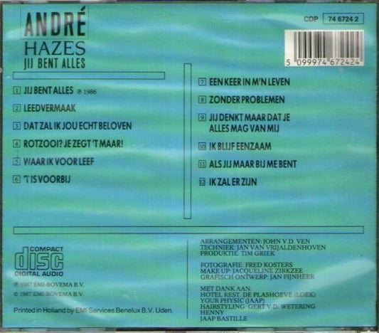 André Hazes : Jij Bent Alles (CD, Album)