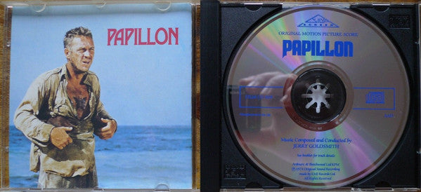 Jerry Goldsmith : Papillon (Original Motion Picture Score) (CD, Album, RE)