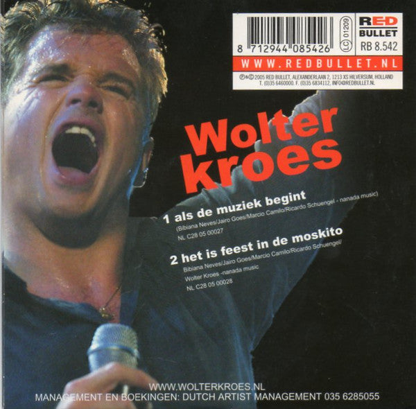 Wolter Kroes : Als De Muziek Begint (CD, Single)