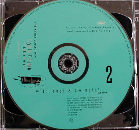 Louis Prima & Keely Smith With Sam Butera And The Witnesses : Ultra-Lounge: Wild, Cool & Swingin' (2xCD, Comp)