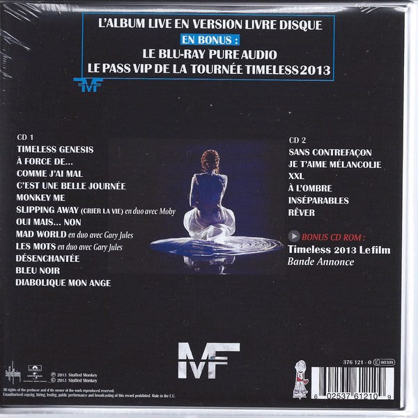 Mylène Farmer : Timeless 2013 (CD, Album + CD, Album, Enh + Blu-ray, Blu-ray-A, A)