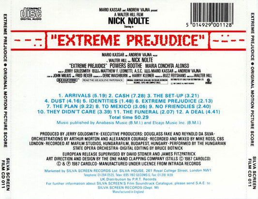 Jerry Goldsmith : Extreme Prejudice (CD)