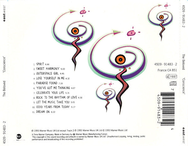 The Beloved : Conscience (CD, Album)