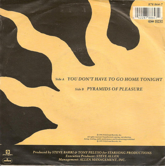 The Triplets (2) : You Don't Have To Go Home Tonight (7", Single)