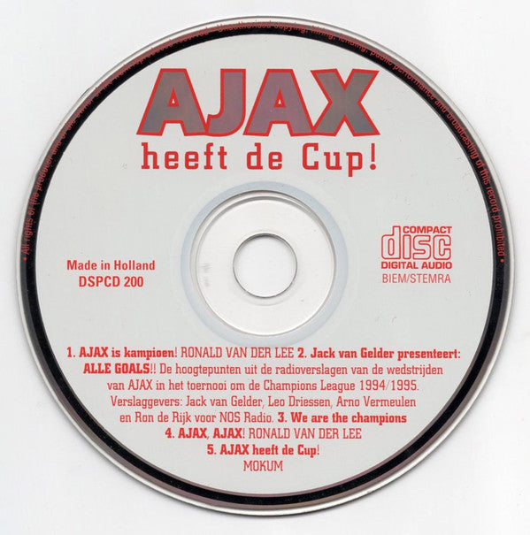 Various : Ajax Heeft De Cup! (CD, Comp)