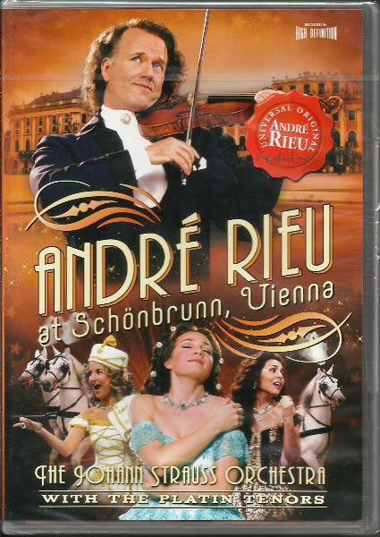 André Rieu & Johann Strauß Orchestra With The Platin Tenors : At Schönbrunn, Vienna (DVD-V, PAL)