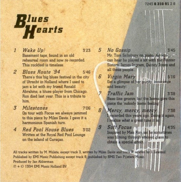 Jan Akkerman : Blues Hearts (CD, Album)