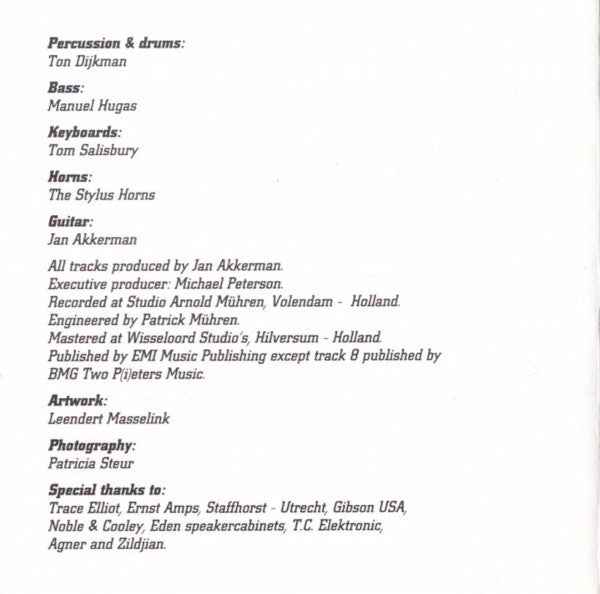 Jan Akkerman : Blues Hearts (CD, Album)