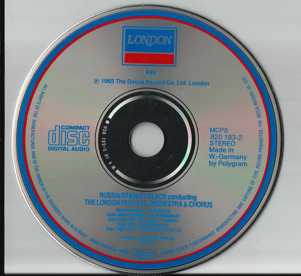 Stanley Black : Russia (CD, Album, RE)
