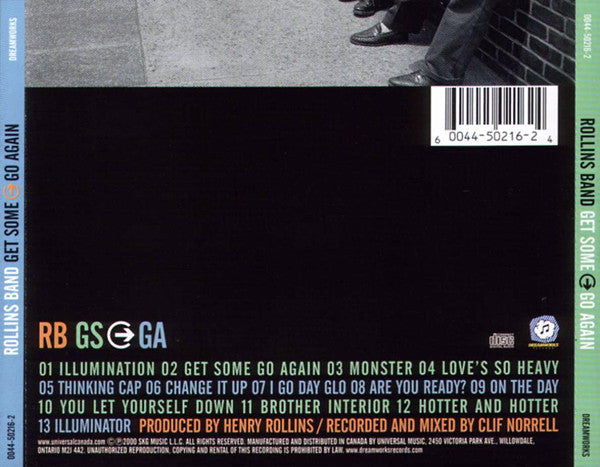 Rollins Band : Get Some Go Again (CD, Album)
