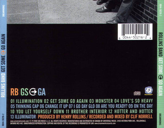 Rollins Band : Get Some Go Again (CD, Album)