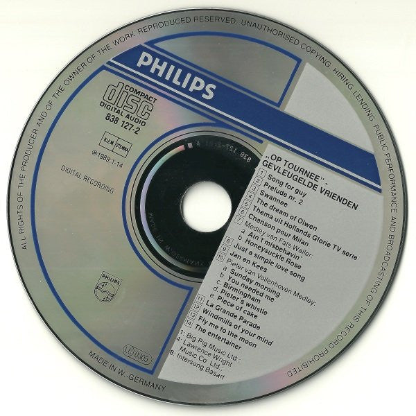 De Gevleugelde Vrienden : Op Tournee (CD, Album)