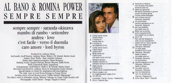 Al Bano & Romina Power : Sempre Sempre (CD, Album, RE)