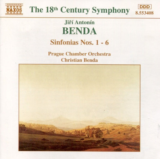 Georg Anton Benda, Prague Chamber Orchestra, Christian Benda : Sinfonias Nos. 1-6 (CD, Album)
