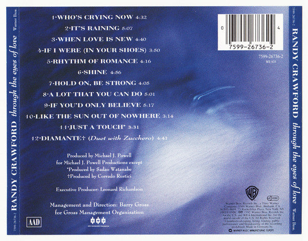 Randy Crawford : Through The Eyes Of Love (CD, Album, RE)