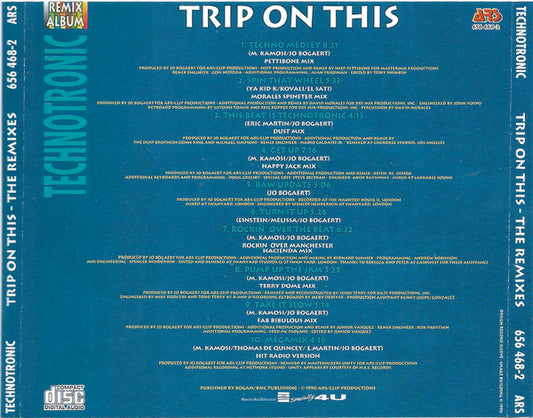 Technotronic : Trip On This (The Remixes) (CD, Album)