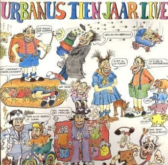 Urbanus : Tien Jaar Live (3xLP, Album, Gat)