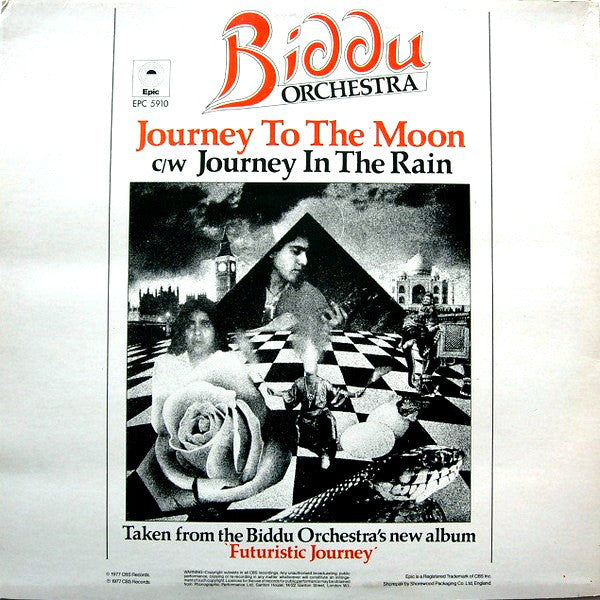 Biddu Orchestra : Journey To The Moon (12", Single, Ltd)