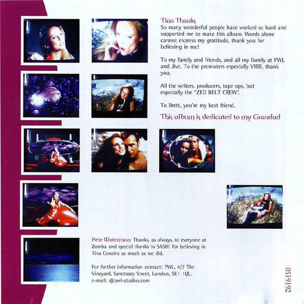 Tina Cousins : Killing Time (CD, Album)