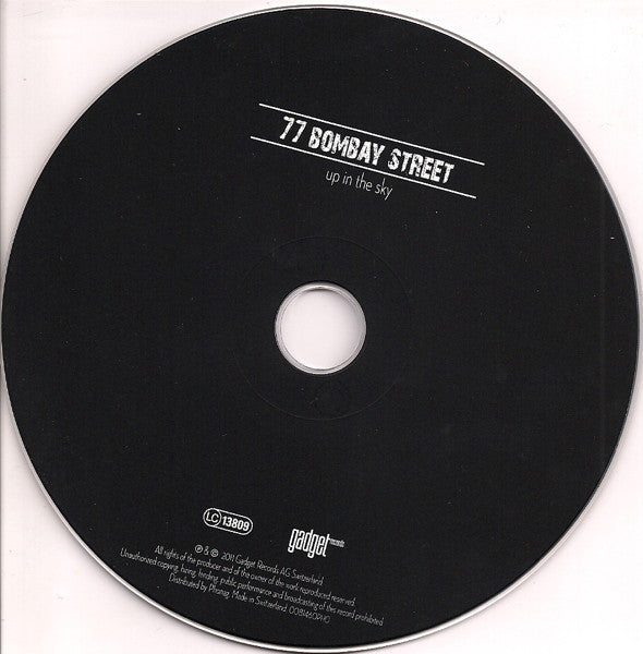 77 Bombay Street : Up In The Sky (CD, Album)