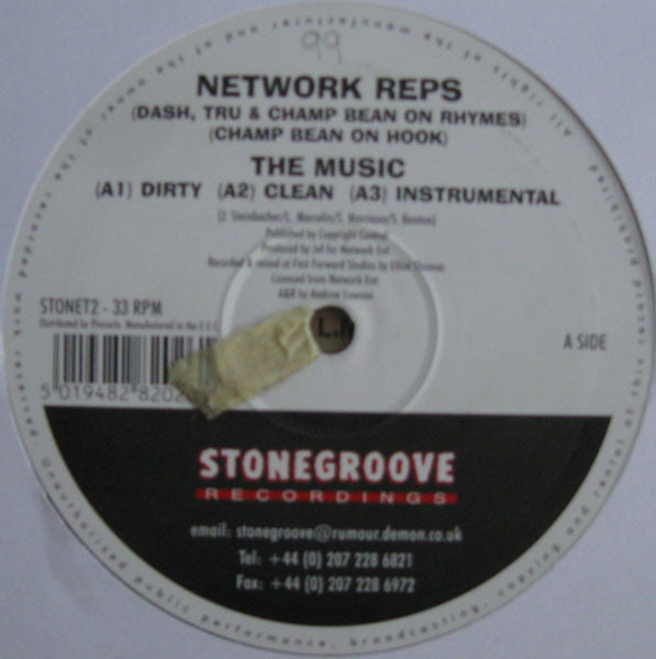 Network Reps : The Music / Life To Live (12")