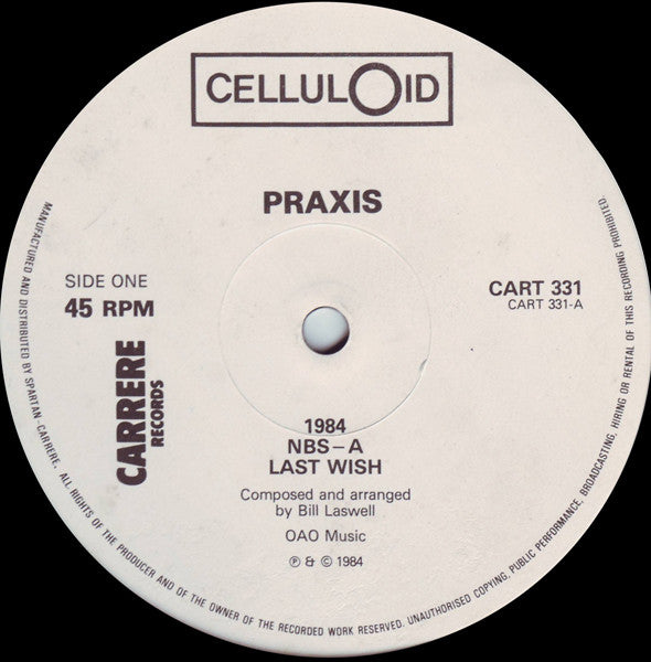 Praxis : 1984 (12")