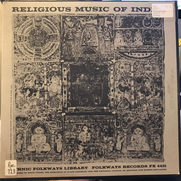 Various : Religious Music Of India (LP, Album, Mono)